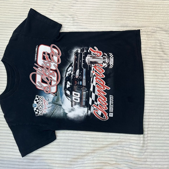 Black Racing Graphic T-Shirt - Picture 1 of 3